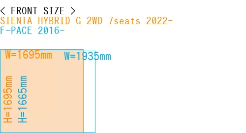 #SIENTA HYBRID G 2WD 7seats 2022- + F-PACE 2016-